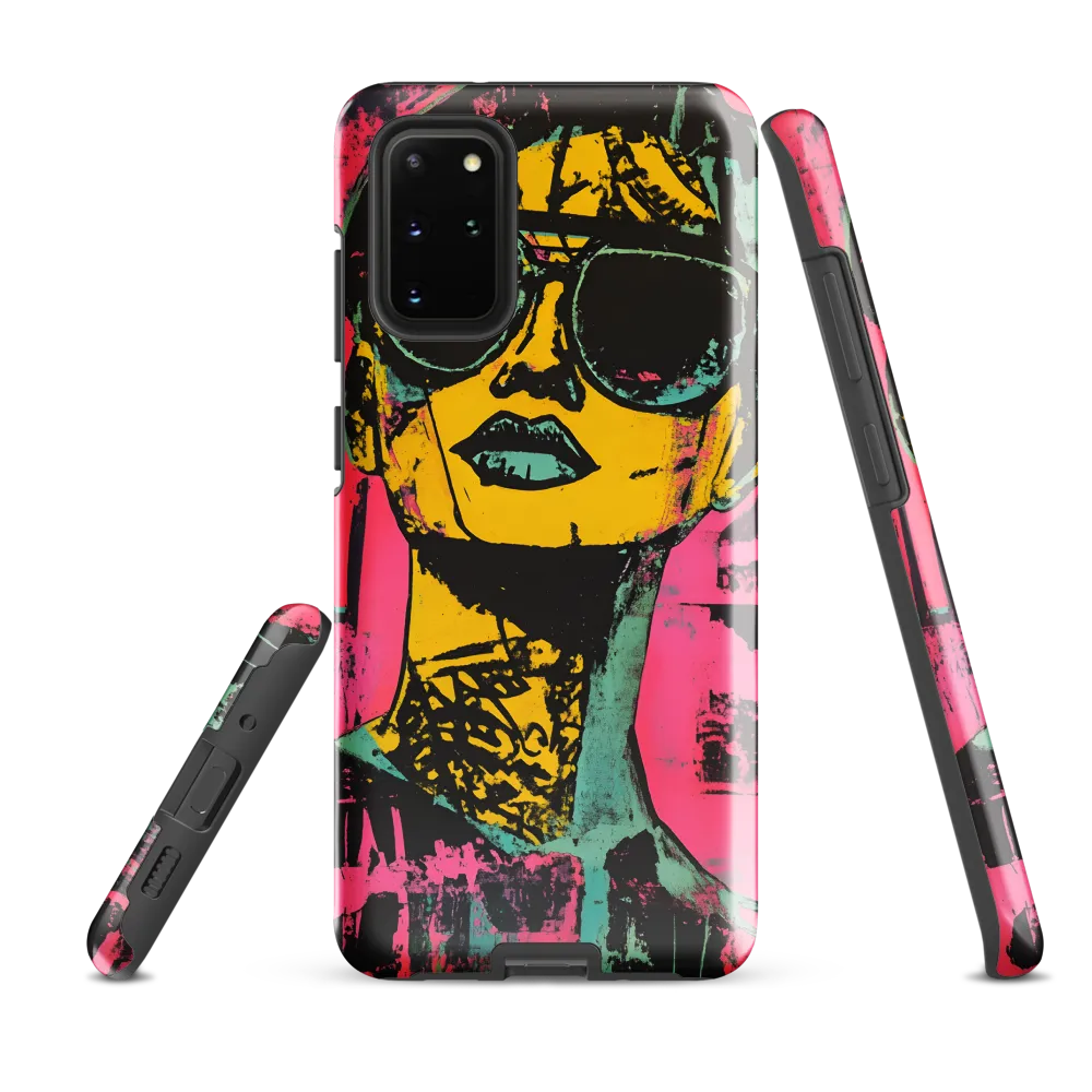 Confident Portrait in Neon Colors