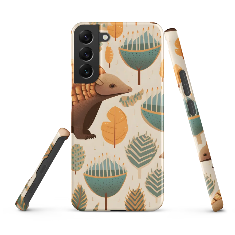 Pangolins in a Whimsical Habitat | Phone Case |  S22 Plus | Snap Case | Matte