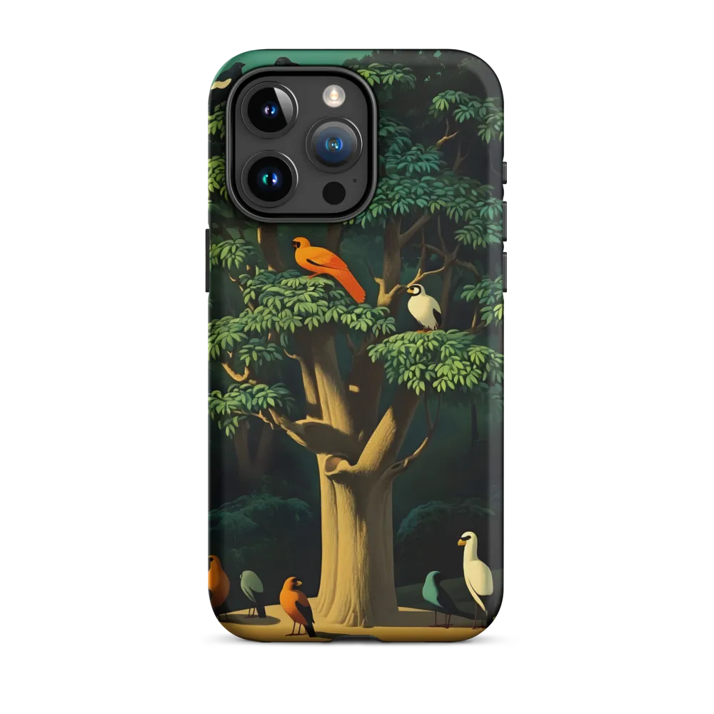 Harmony in Color: A Surreal Bird Symphony