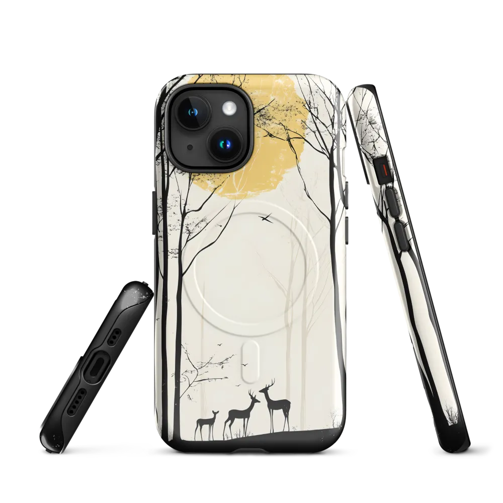 Silhouetted Serenity | Phone Case |  15 | MagSafe® Tough Case | Glossy
