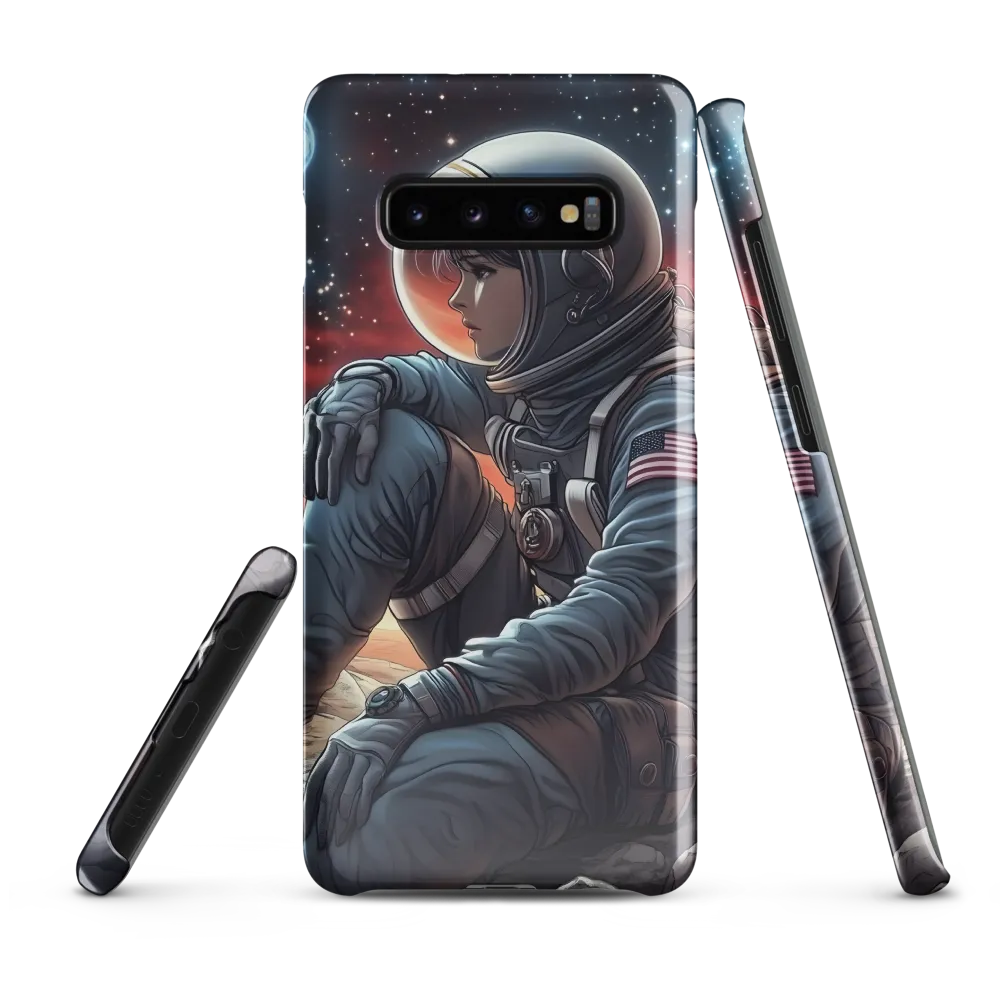 Contemplation Among the Stars | Phone Case |  S10 Plus | Snap Case | Glossy