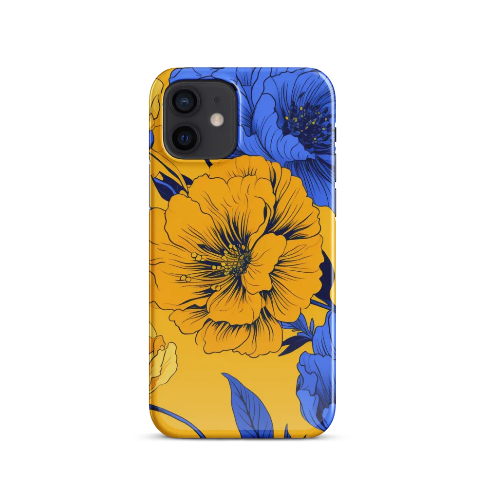 Vibrant Floral Harmony | Phone Case |  12 | Snap Case | Glossy
