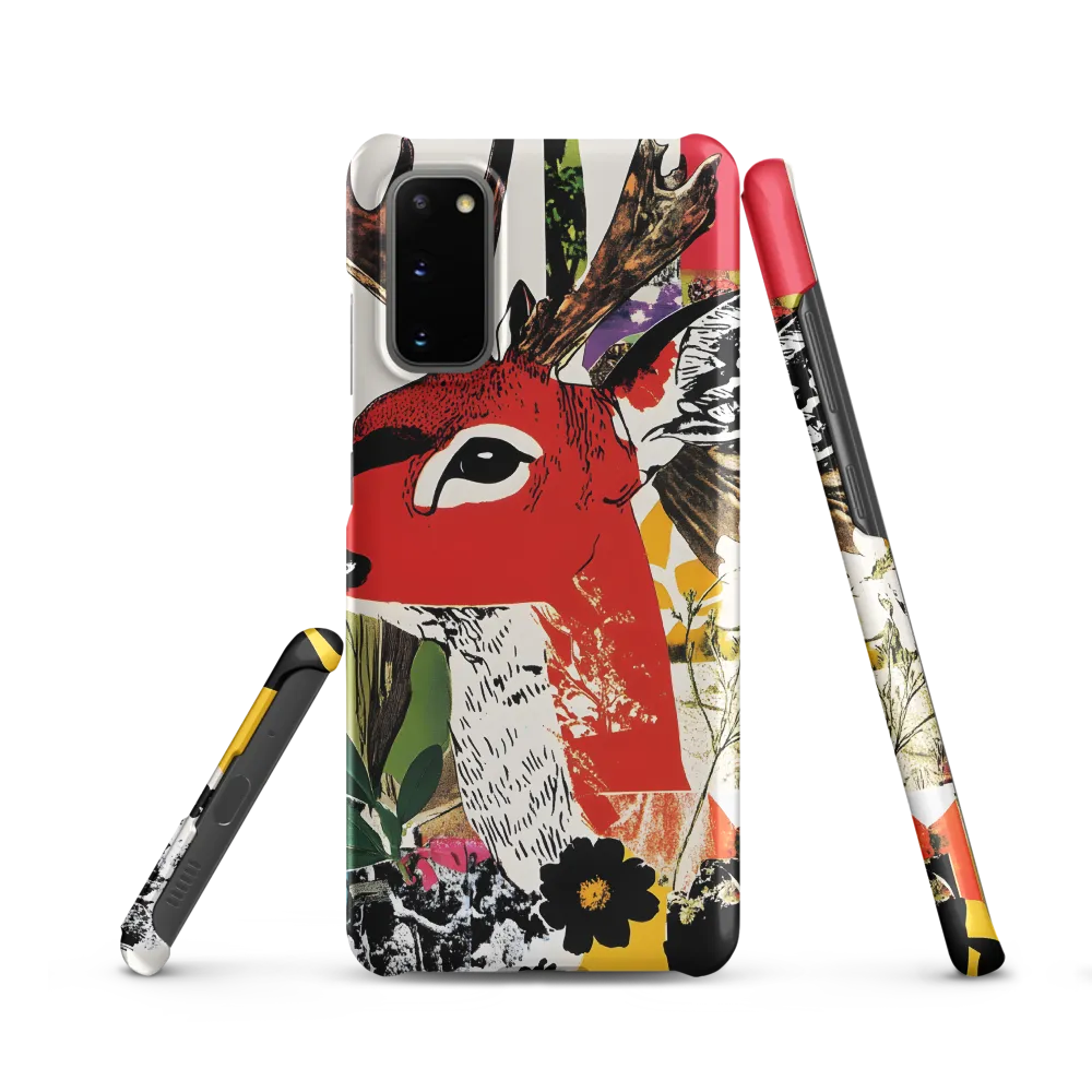 Vibrant Harmony: The Deer in Nature | Phone Case |  S20 | Snap Case | Matte