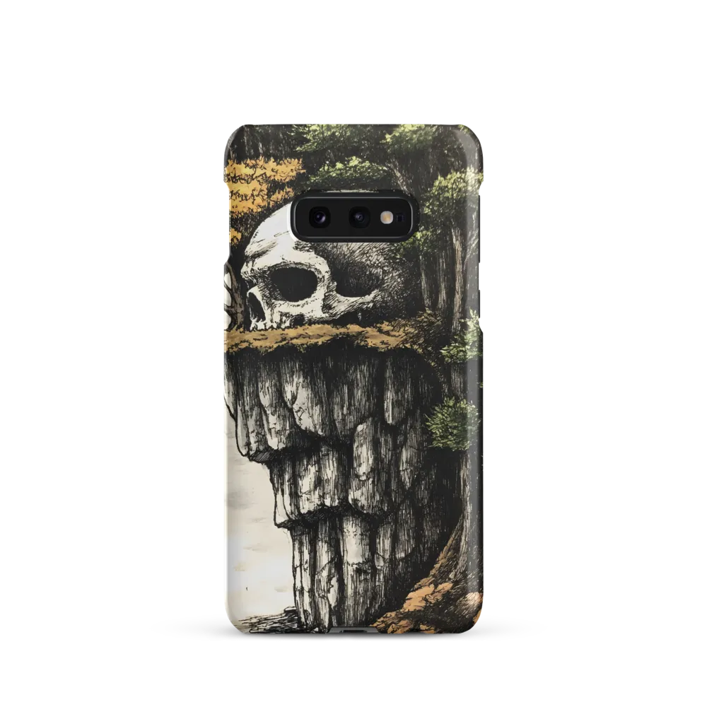 The Whispering Skull: A Surreal Encounter with Nature | Phone Case |  S10e | Snap Case | Matte