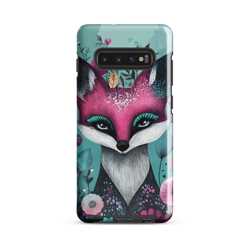 Whimsical Fox Among Blossoms | Phone Case |  S10 Plus | Tough Case | Glossy