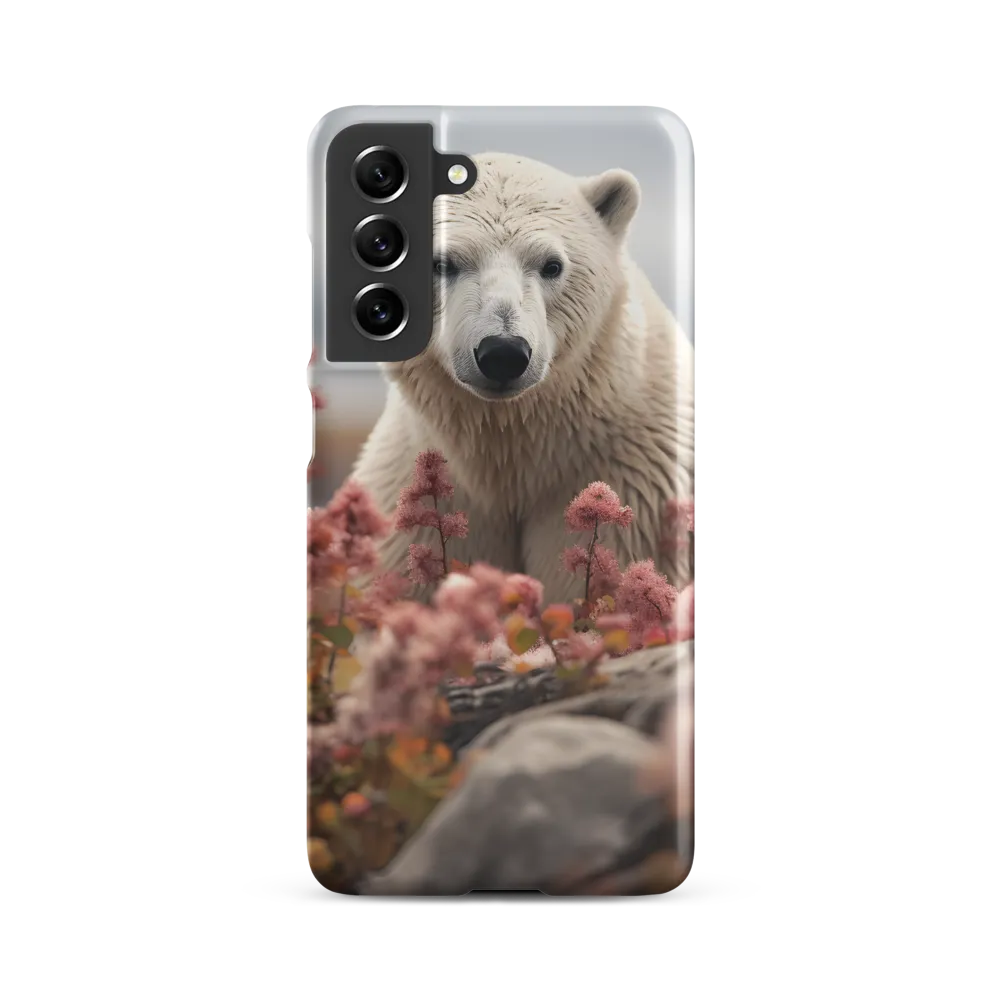 Curiosity Among Blooms: The Polar Bear