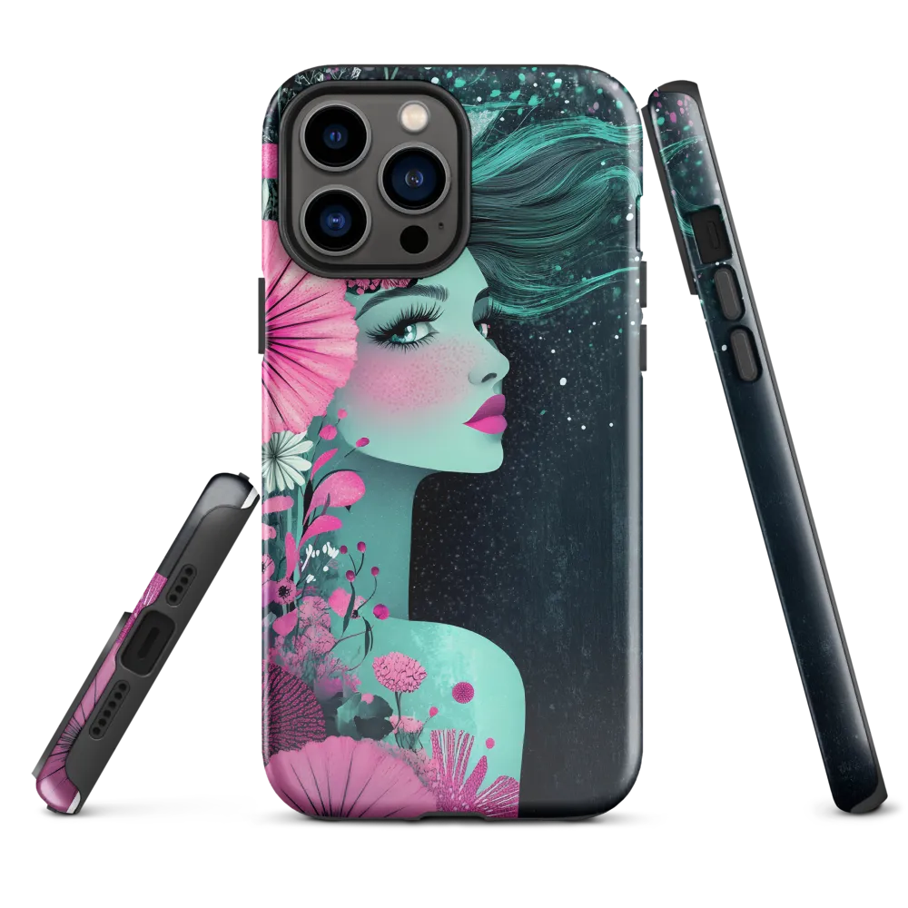 Floral Harmony: Portrait of Serenity