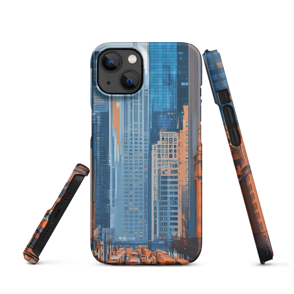 Urban Symphony in Blue and Orange