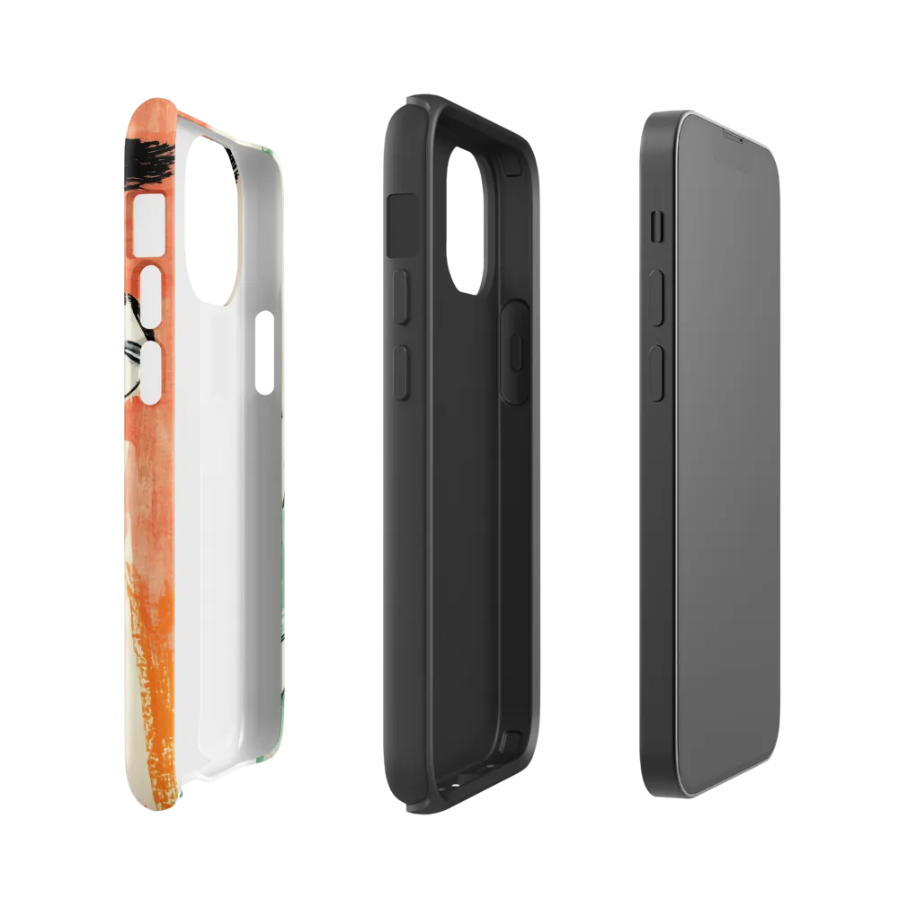 Elegance in Flight | Phone Case |  13 mini | Tough Case | Matte