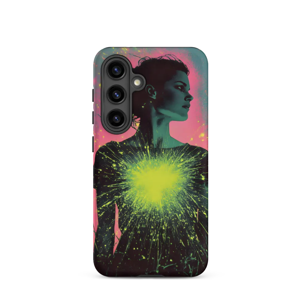 Cosmic Heart: A Surreal Portrait of Strength
