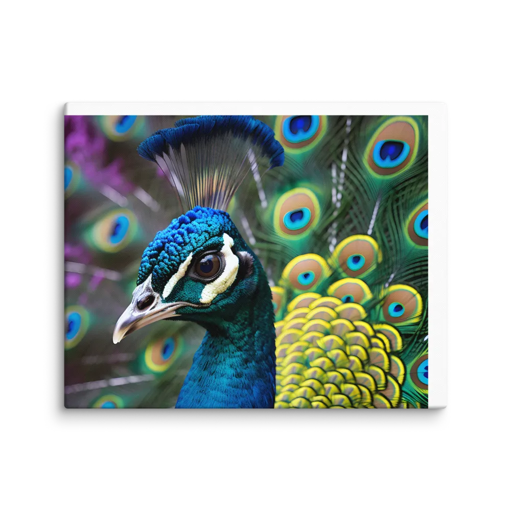 Regal Plumage: The Peacock's Splendor | Canvas | 16″×20″