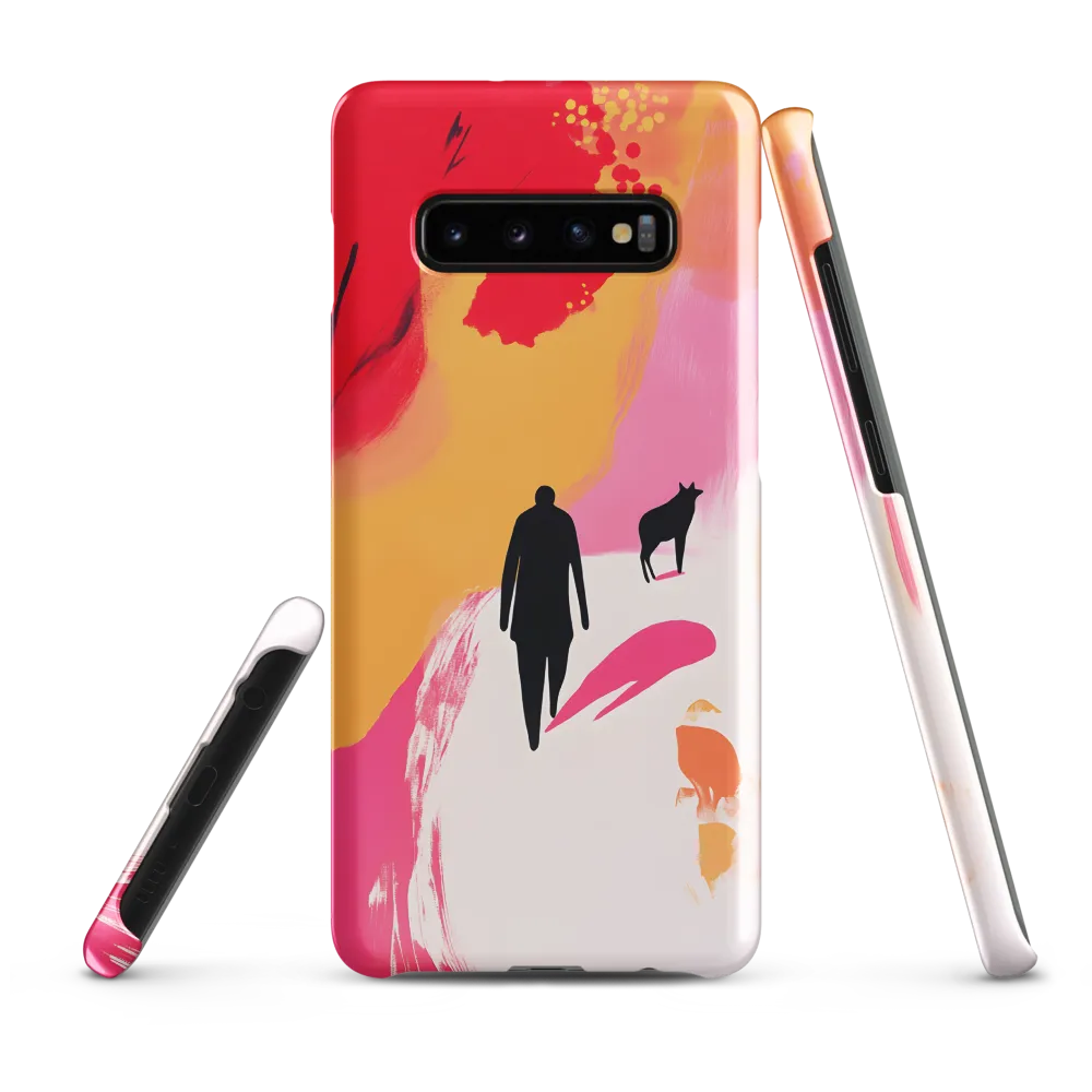 Journey Through Color: An Abstract Landscape | Phone Case |  S10 Plus | Snap Case | Glossy