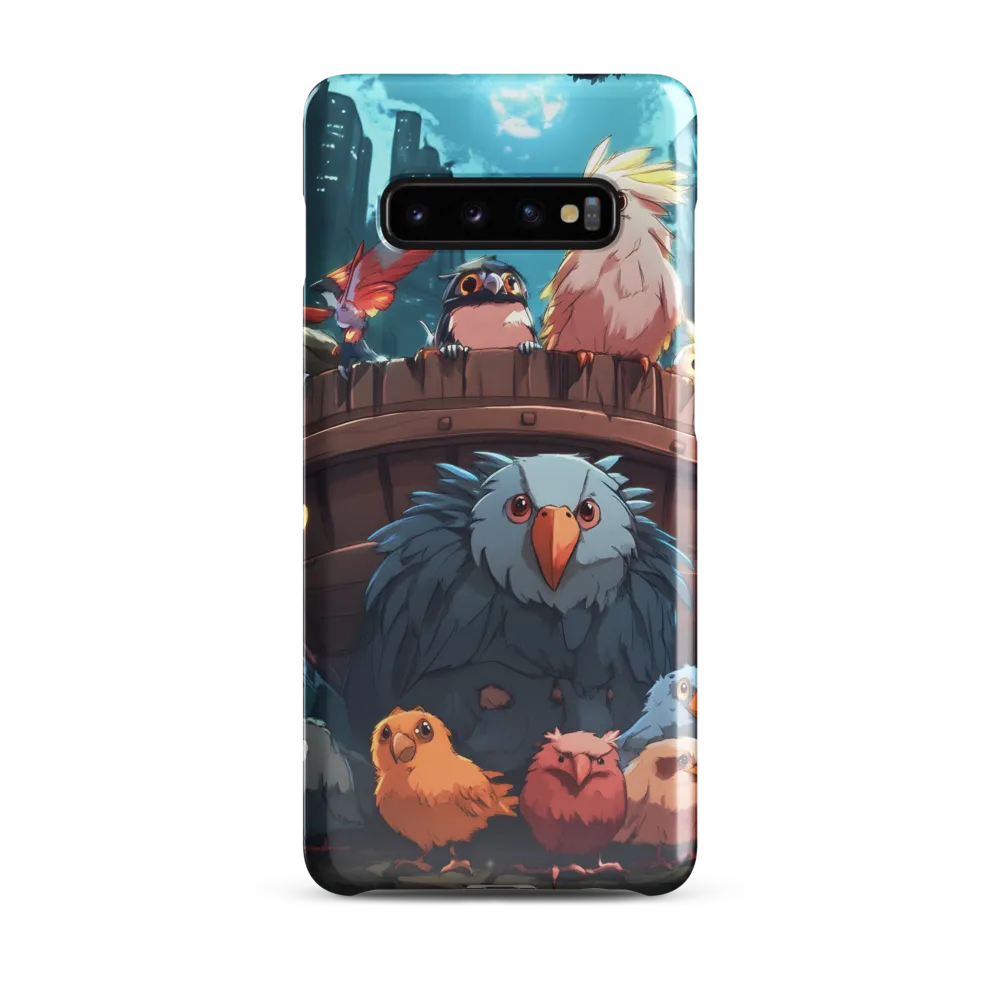 A Gathering of Fantastical Birds | Phone Case |  S10 Plus | Snap Case | Glossy