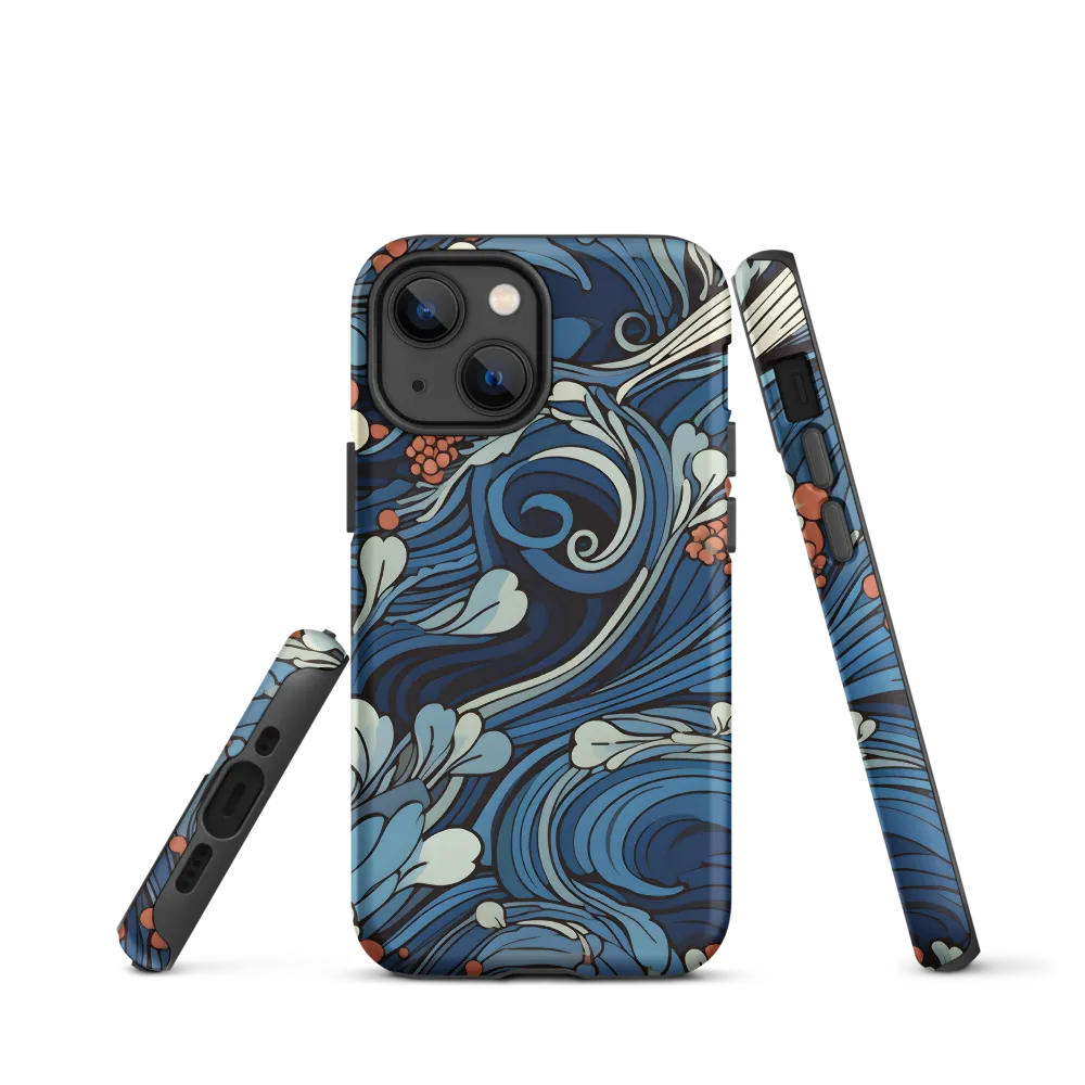 Nature's Elegance: An Oceanic Tapestry | Phone Case |  13 mini | Tough Case | Matte