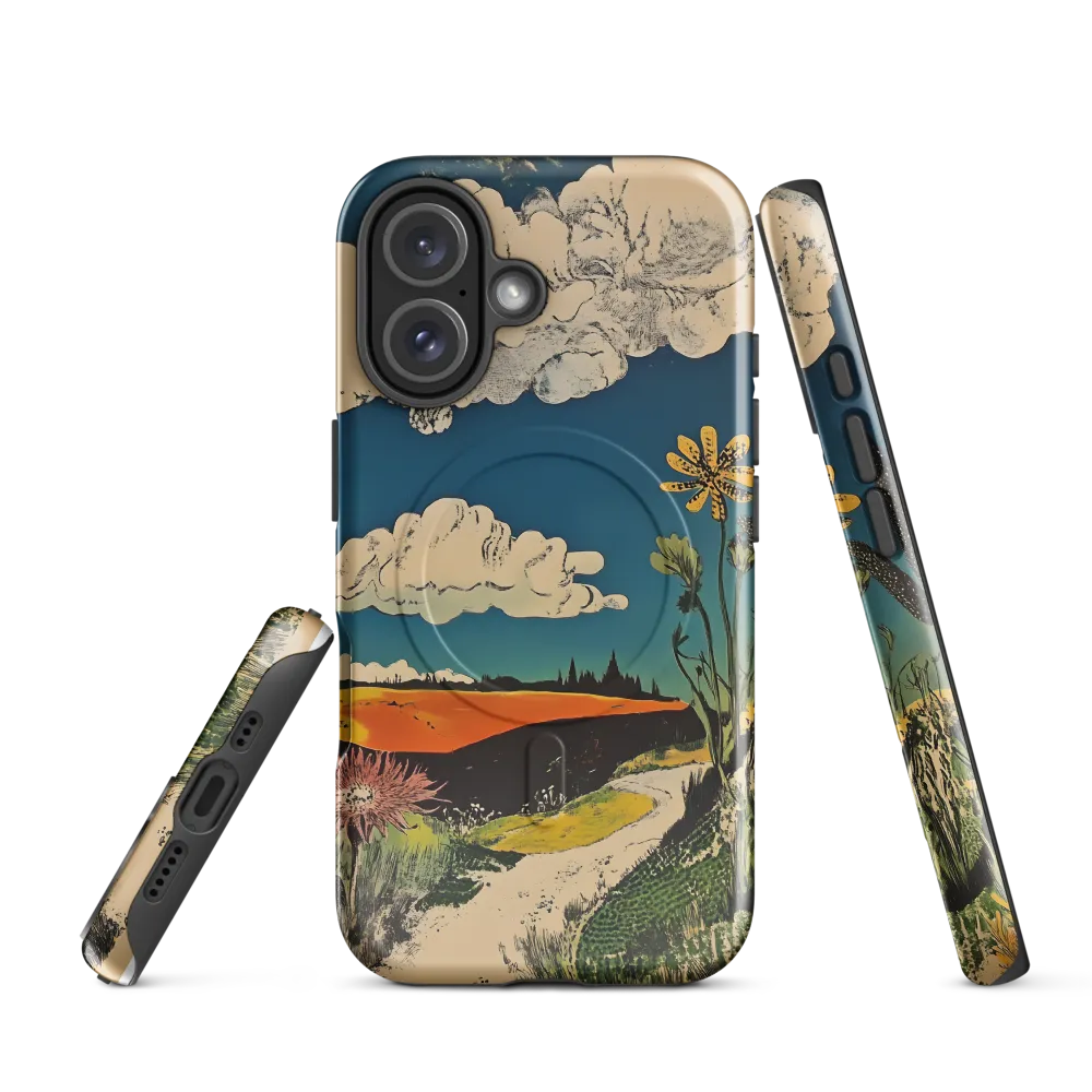 Surreal Blooming Landscape