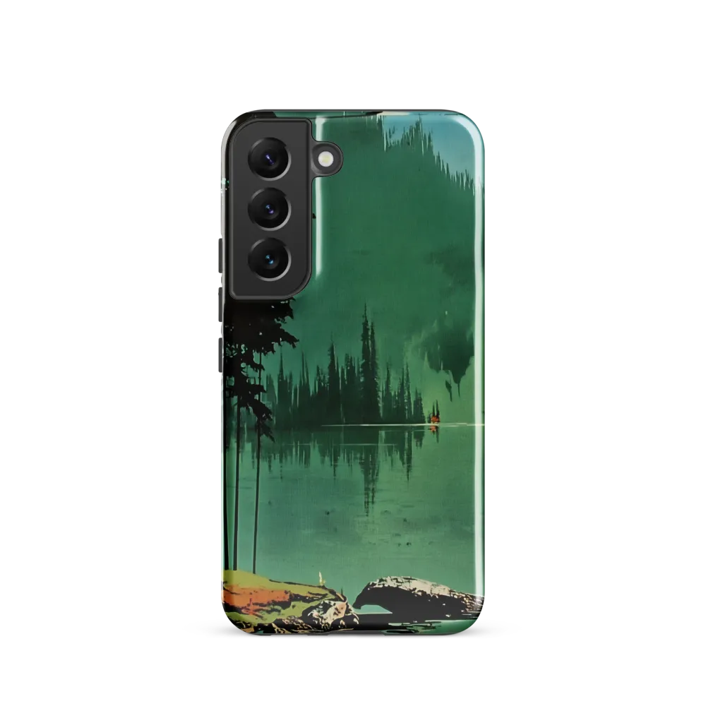 Serenity Reflected: A Tranquil Lake Scene