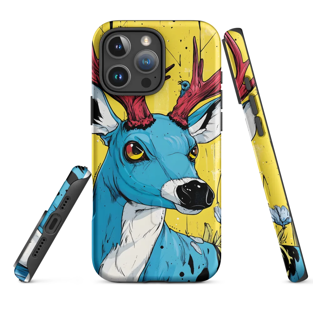 Vivid Antlers: A Modern Take on Nature