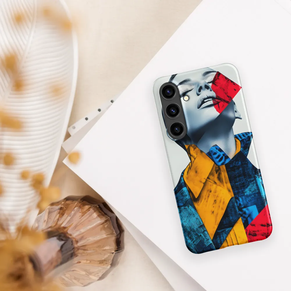 Fragmented Confidence: A Surreal Fashion Portrait