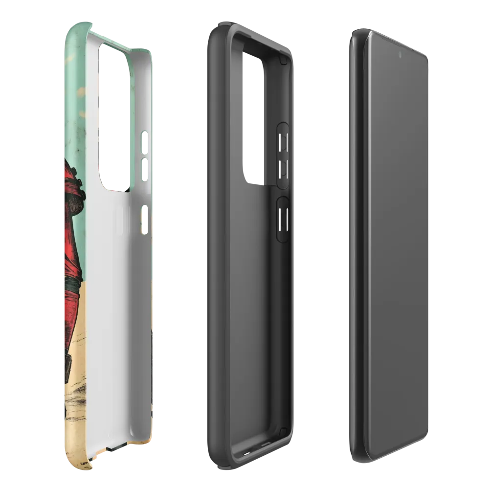 Futuristic Explorer: A Steampunk Adventure | Phone Case |  S21 Ultra | Tough Case | Matte