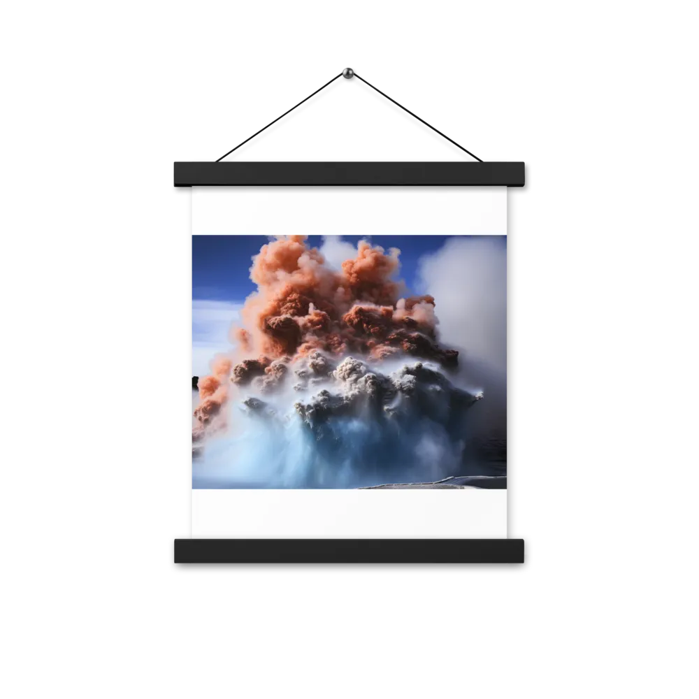 Eruption of Elements | Poster With Black Wood Hanger | 11″×14″