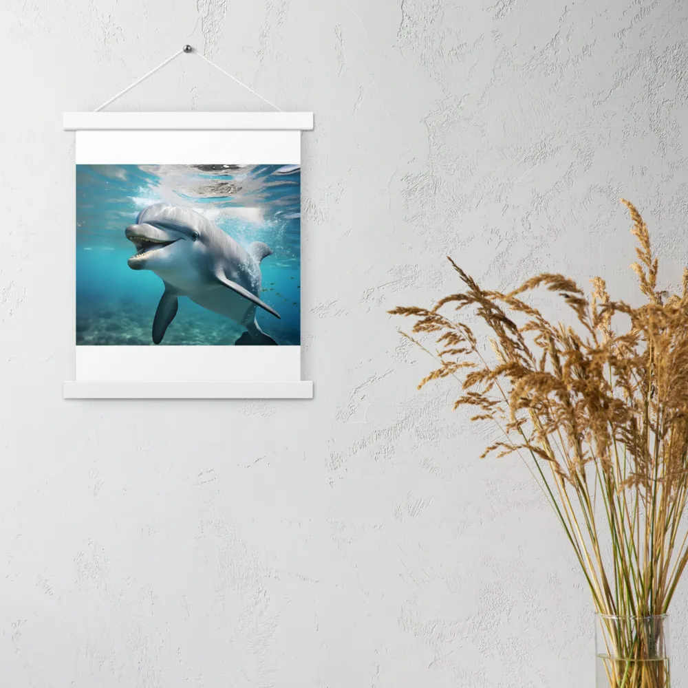 Joyful Marine Grace | Poster With White Wood Hanger | 11″×14″