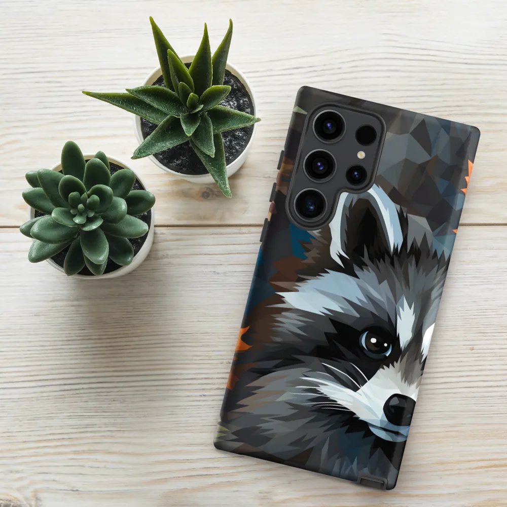 Whispers of Autumn: The Raccoon's Gaze