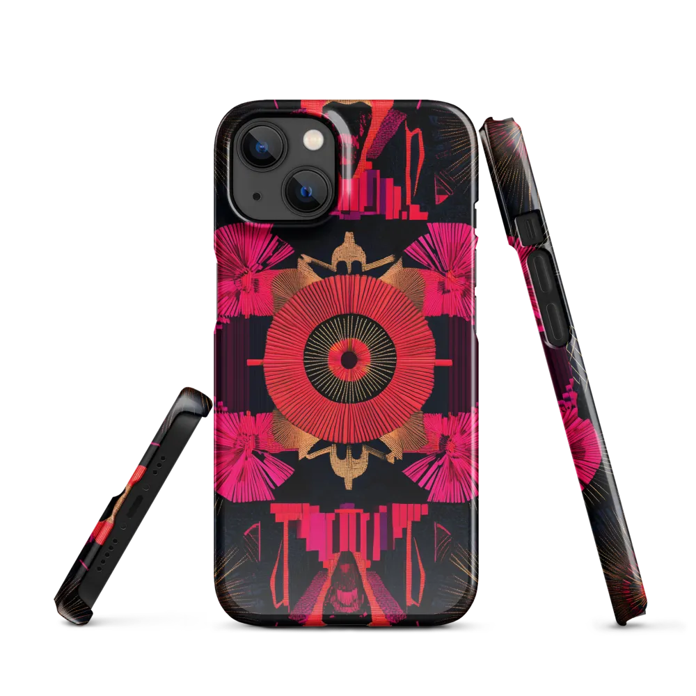 Dynamic Geometric Symphony | Phone Case |  13 | Snap Case | Glossy