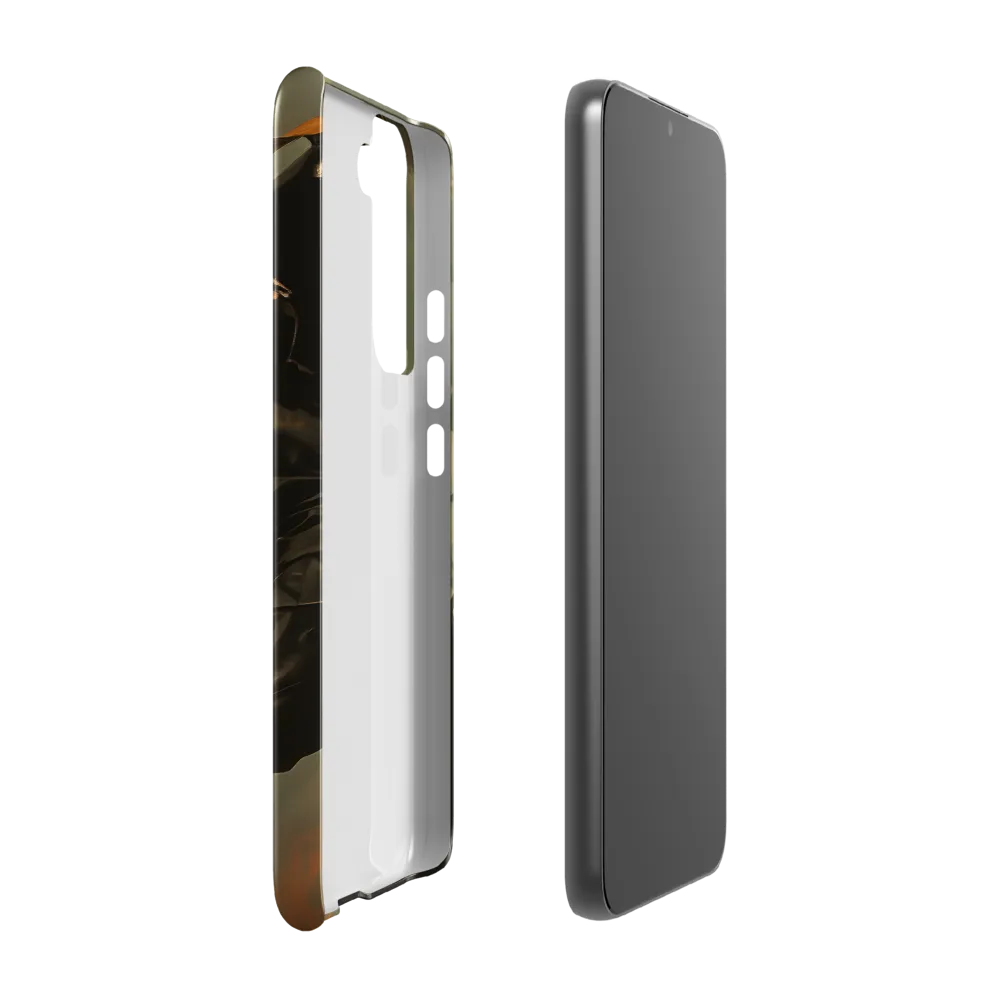 Ethereal Explorer: The Enigmatic Astronaut | Phone Case |  S22 Plus | Snap Case | Glossy