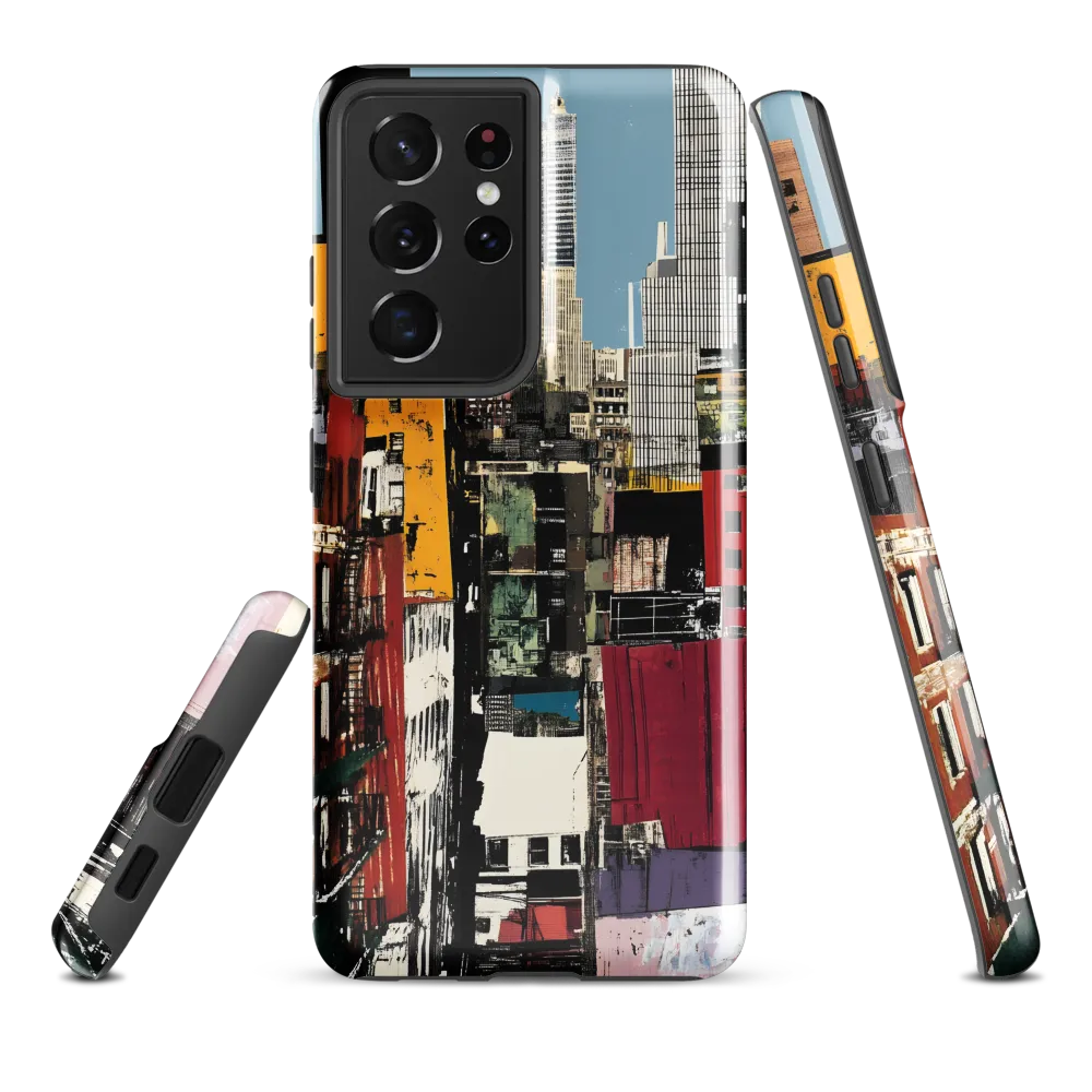 Urban Collage: A Vivid Cityscape
