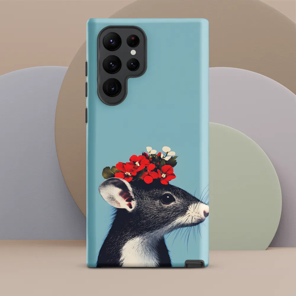 Whimsical Flora: A Mouse's Floral Crown