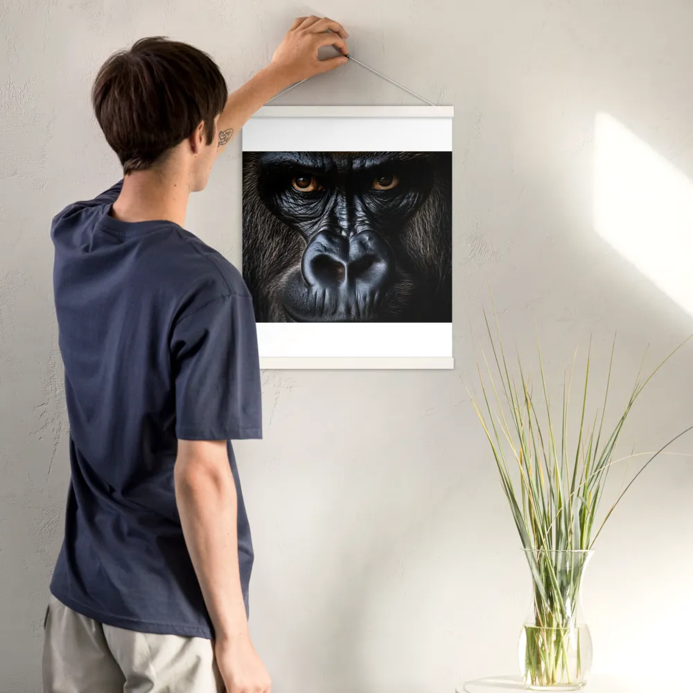 Gaze of the Wild: A Gorilla's Portrait