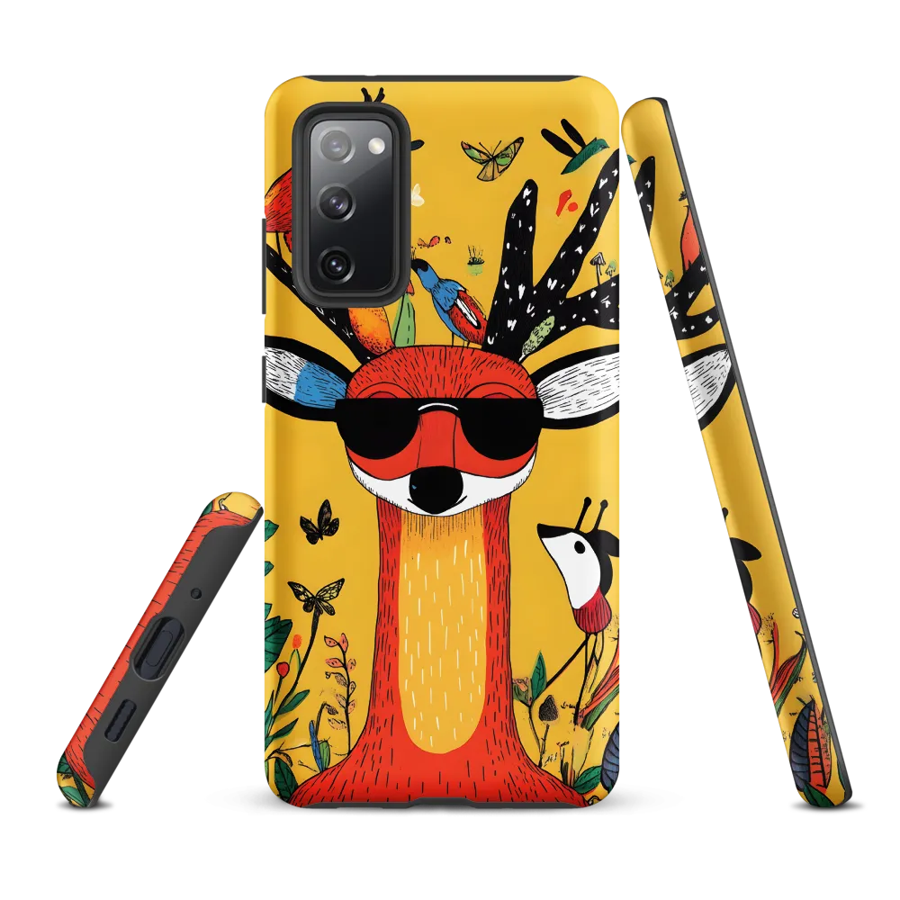 Playful Deer with Sunglasses