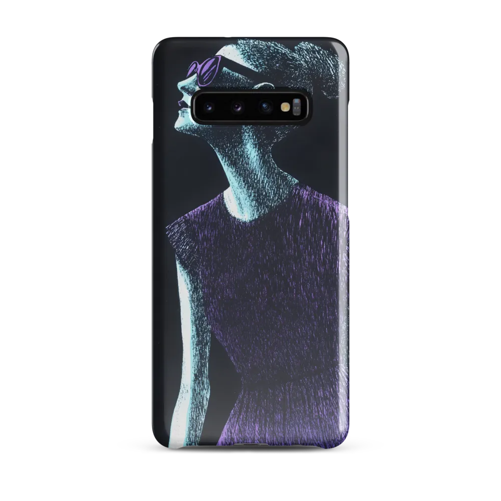 Contemplative Elegance | Phone Case |  S10 Plus | Snap Case | Glossy