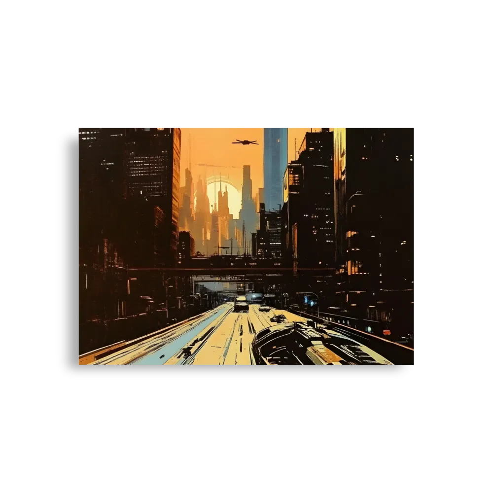 Metro Nexus: A Futuristic Cityscape | Poster | A1 (23.3″×33.1″)