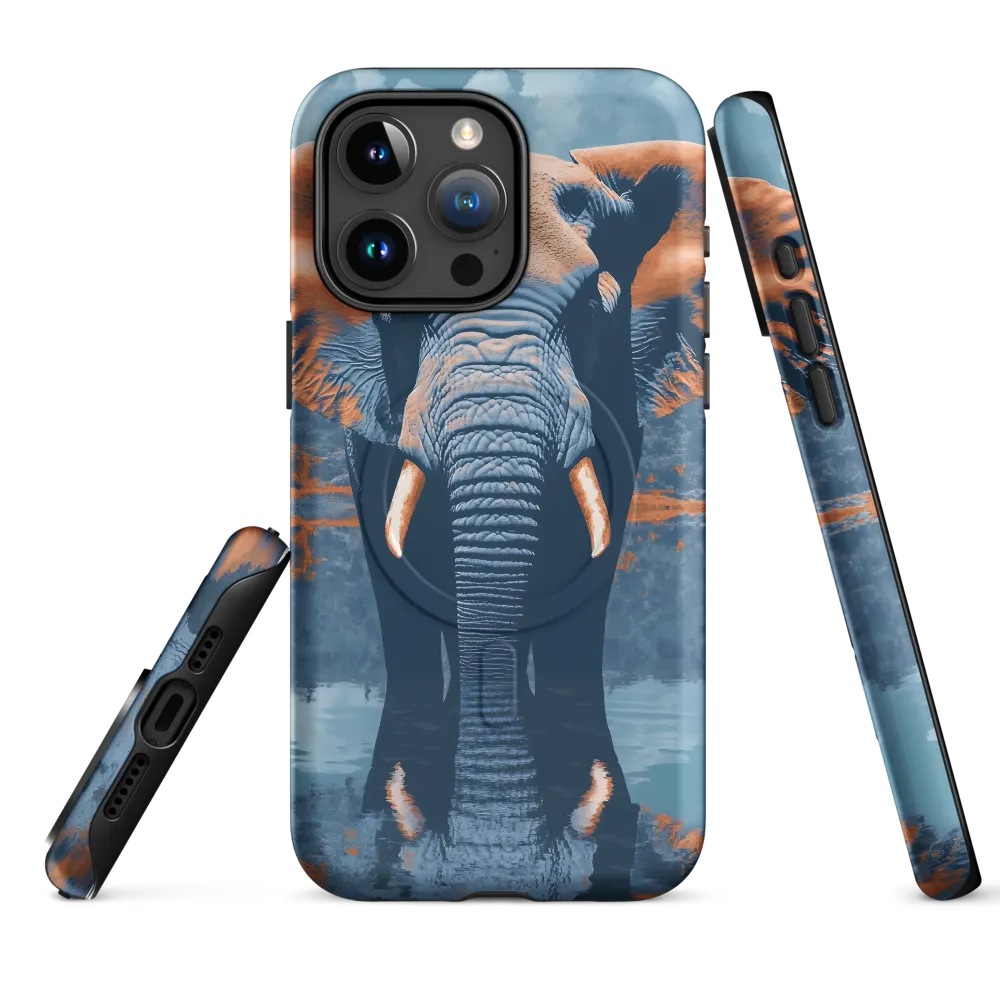 Majestic Reflection: The Elephant's Serenade
