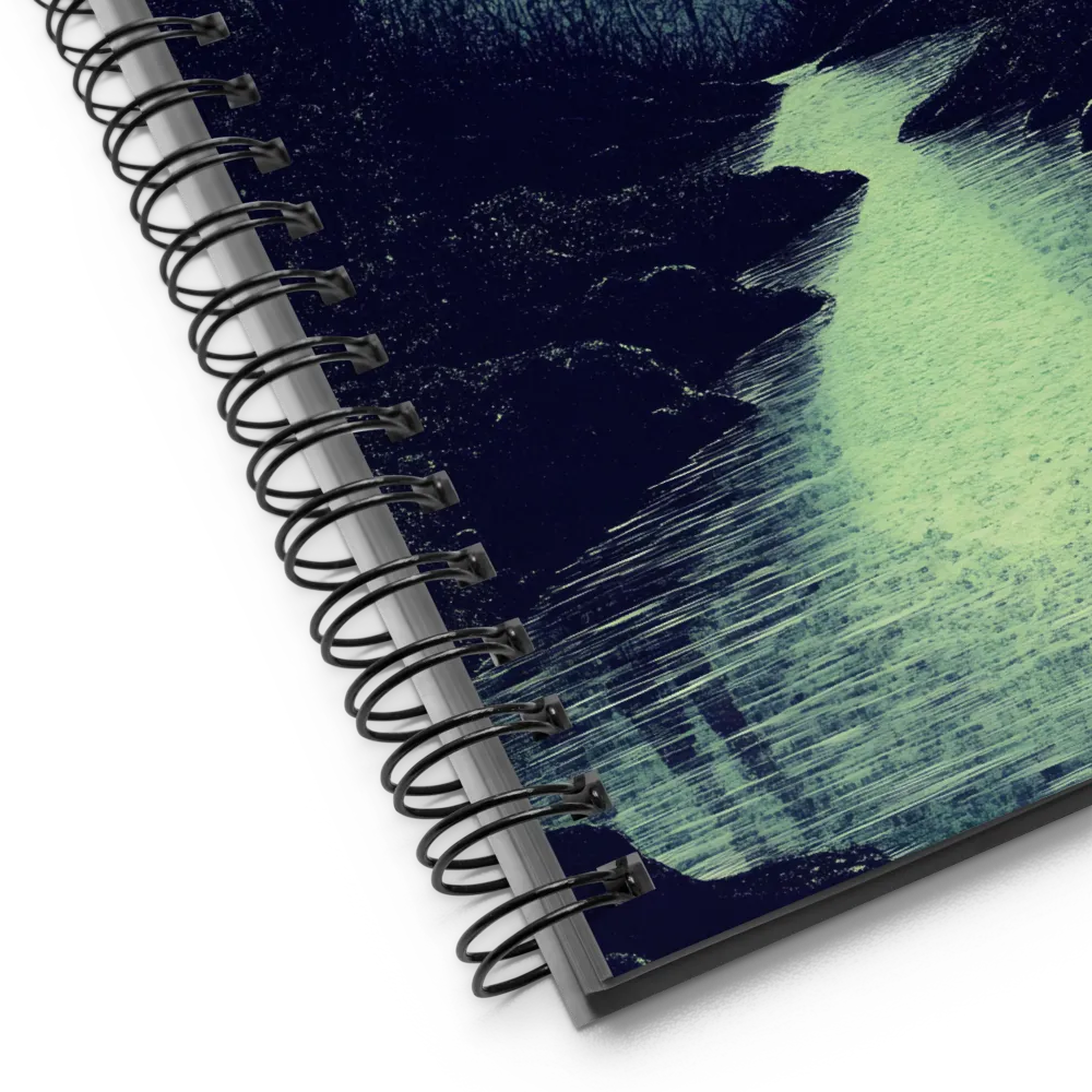 Lunar Reflections | Spiral Notebook