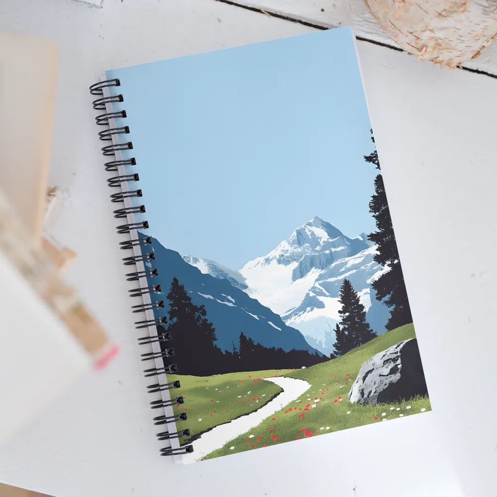 Tranquil Mountain Retreat | Spiral Notebook