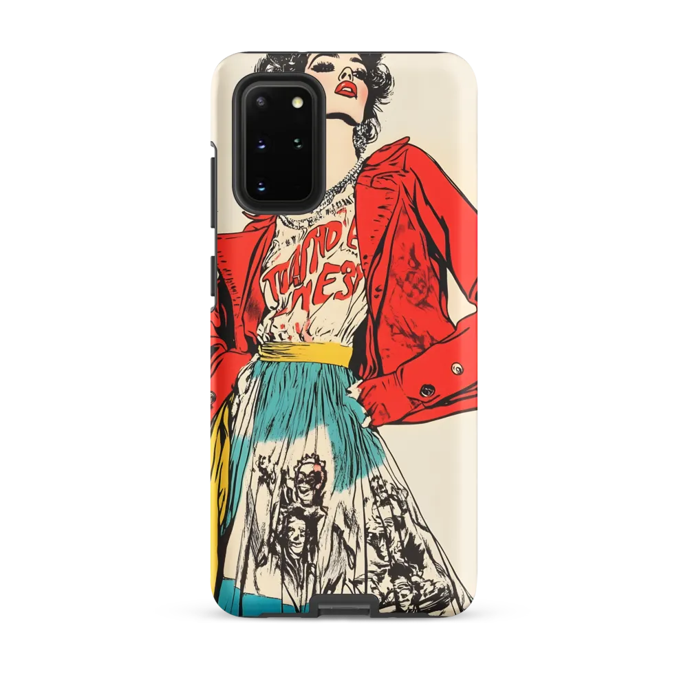Vibrant Elegance: A Pop Art Fashion Statement