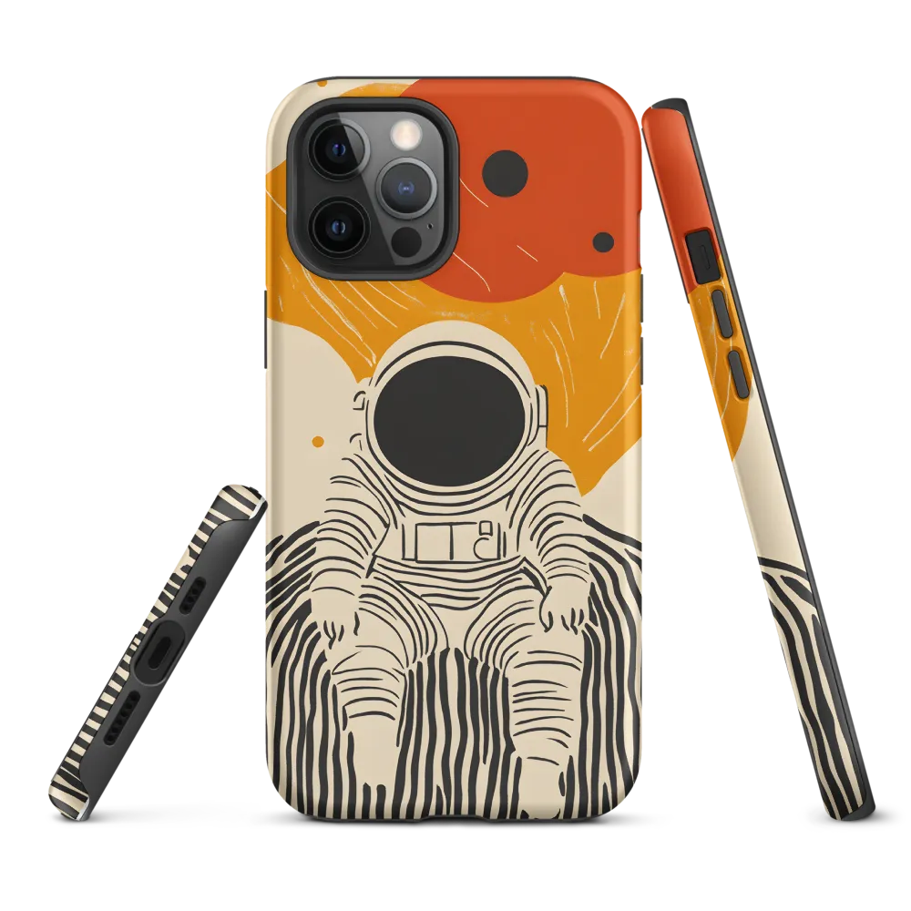 Astronaut in Cosmic Thoughts | Phone Case |  12 Pro Max | Tough Case | Matte