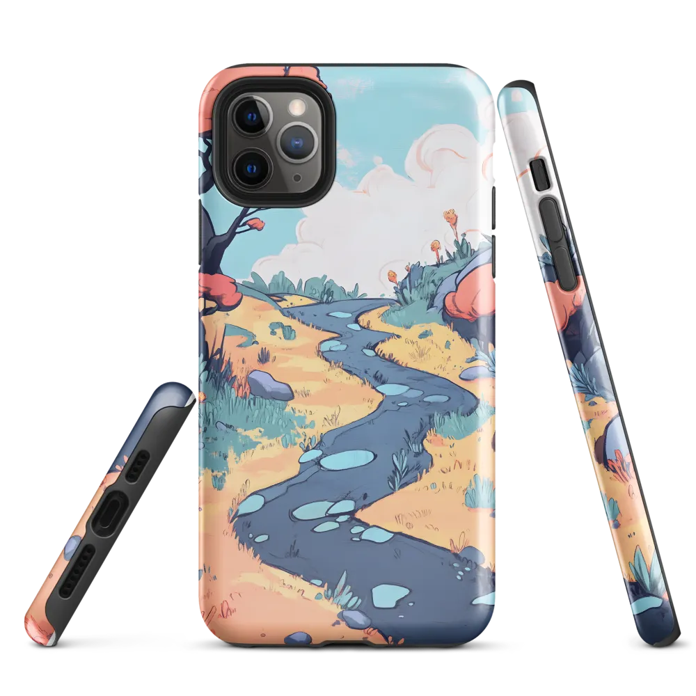 Whimsical Pathway through Enchanted Hills | Phone Case |  11 Pro Max | Tough Case | Glossy