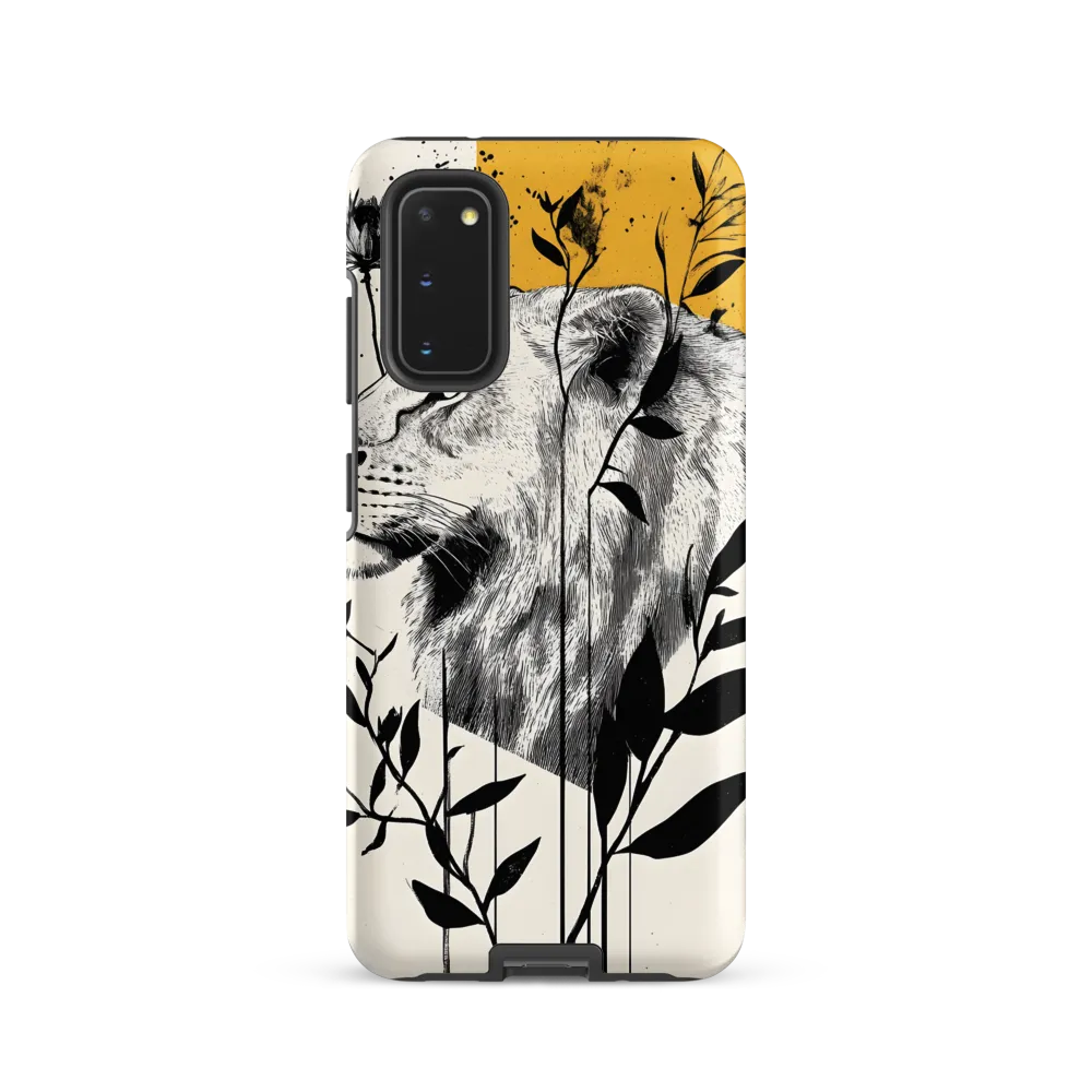 Regal Serenity: The Lion and Flora