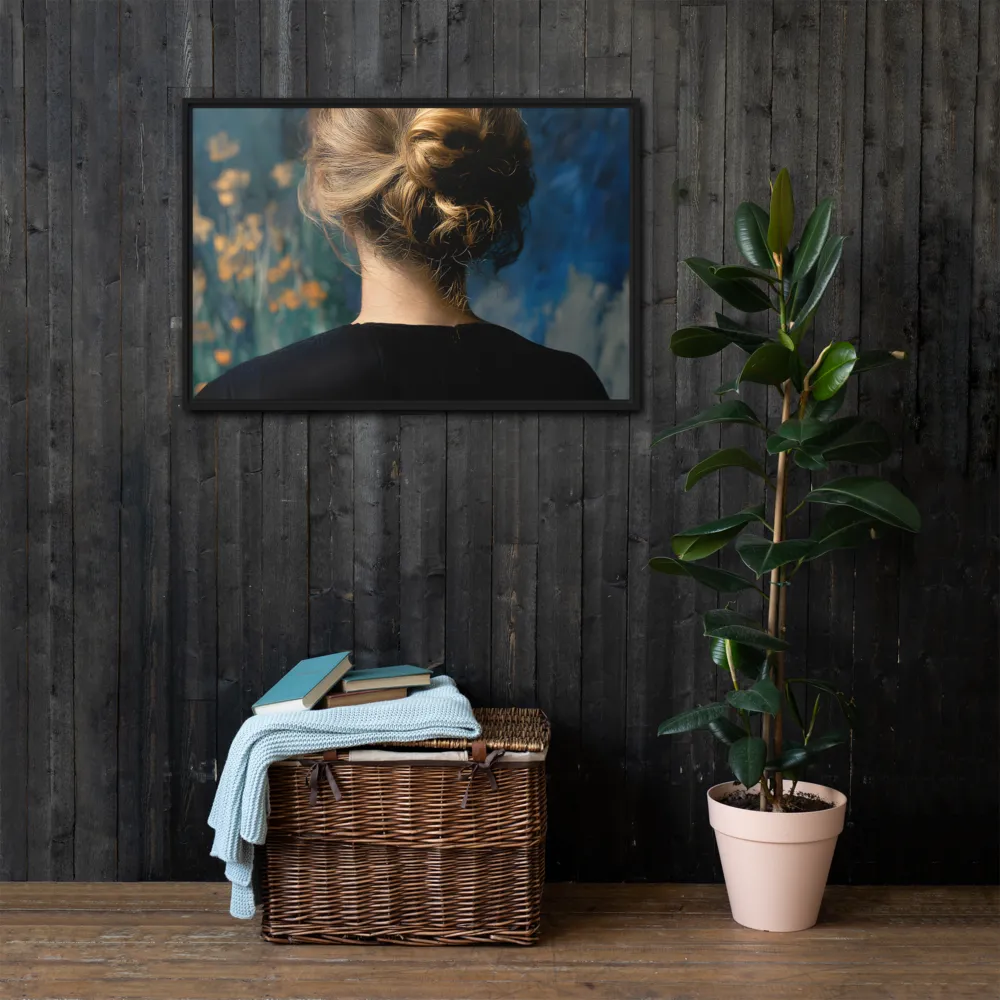 Whispers of Tranquility | Canvas with Black Frame | 24″×36″