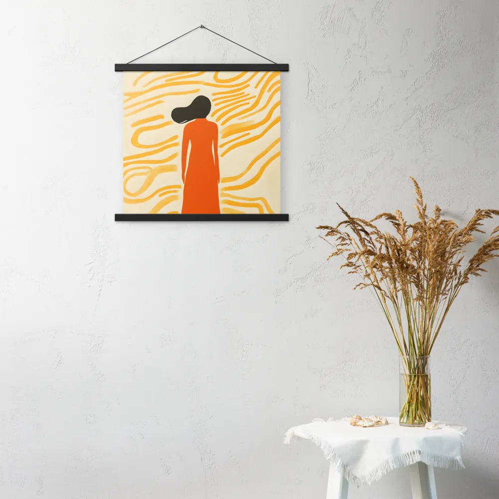 Connection to Serenity | Poster With Black Wood Hanger | 18″×18″