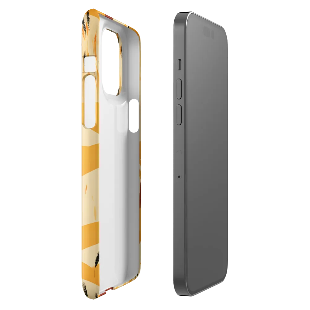 Embracing the Fields: A Floral Journey | Phone Case |  14 Pro Max | Snap Case | Glossy