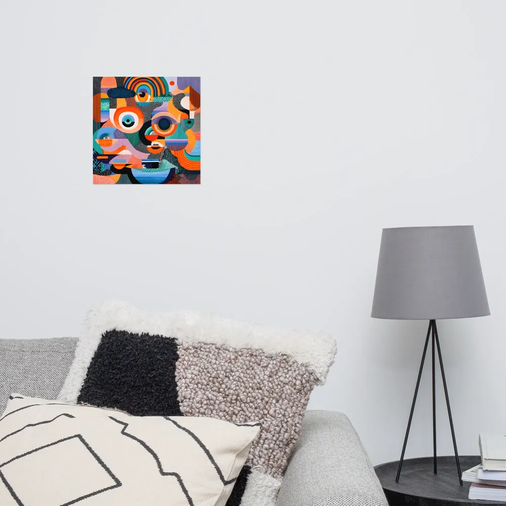 Chromatic Circles 
 Poster | 12″x 12″