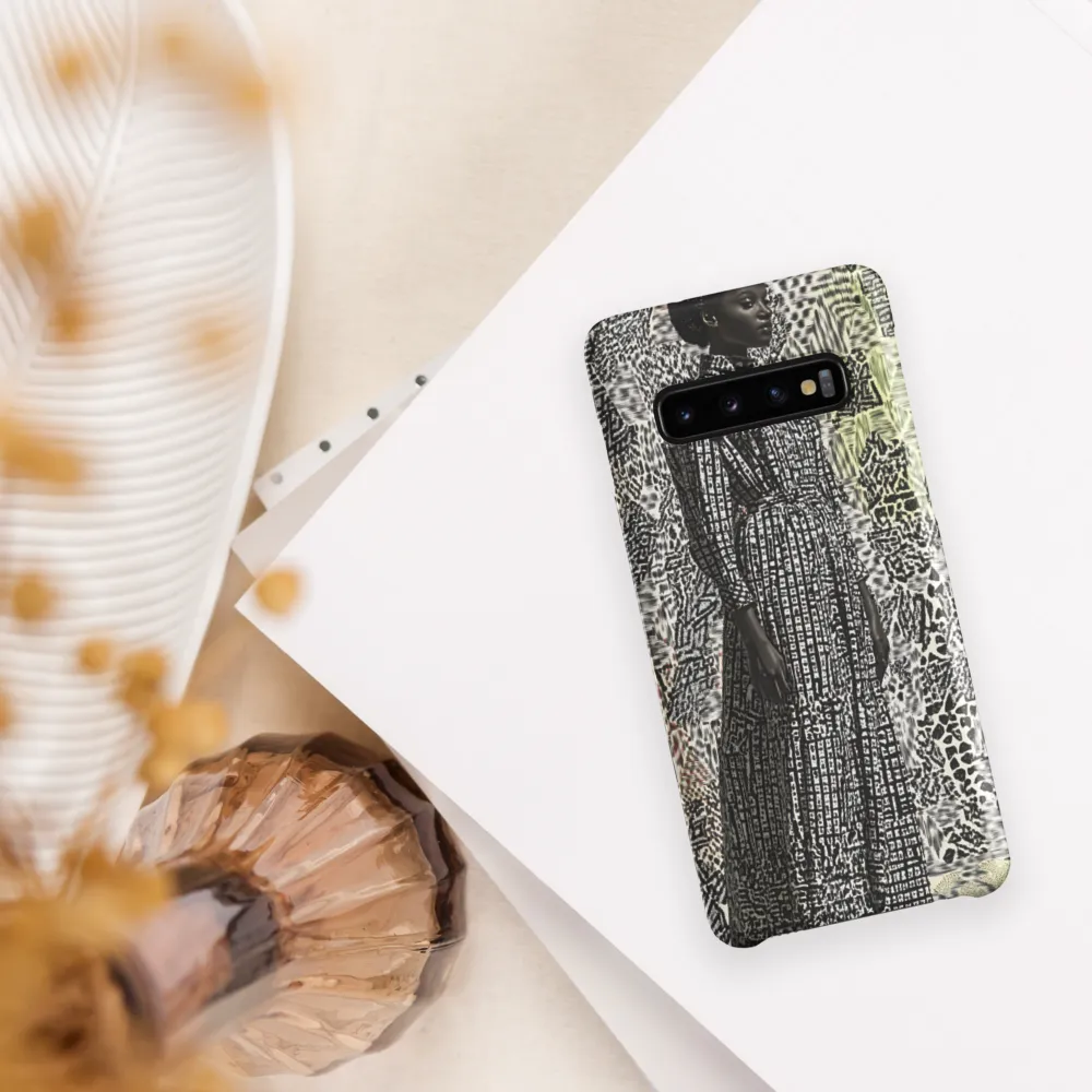 Elegance in Abstract Patterns | Phone Case |  S10 | Snap Case | Matte