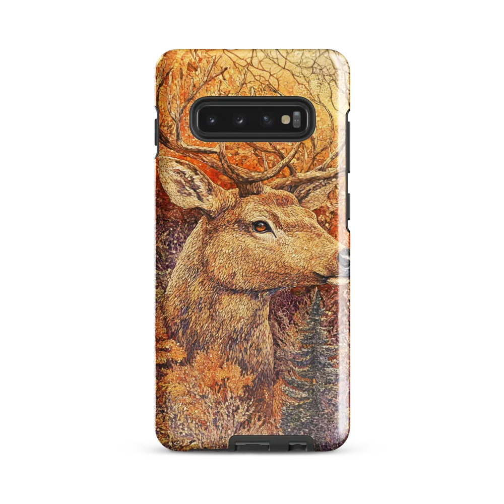 Majestic Serenity: The Autumn Deer | Phone Case |  S10 Plus | Tough Case | Glossy