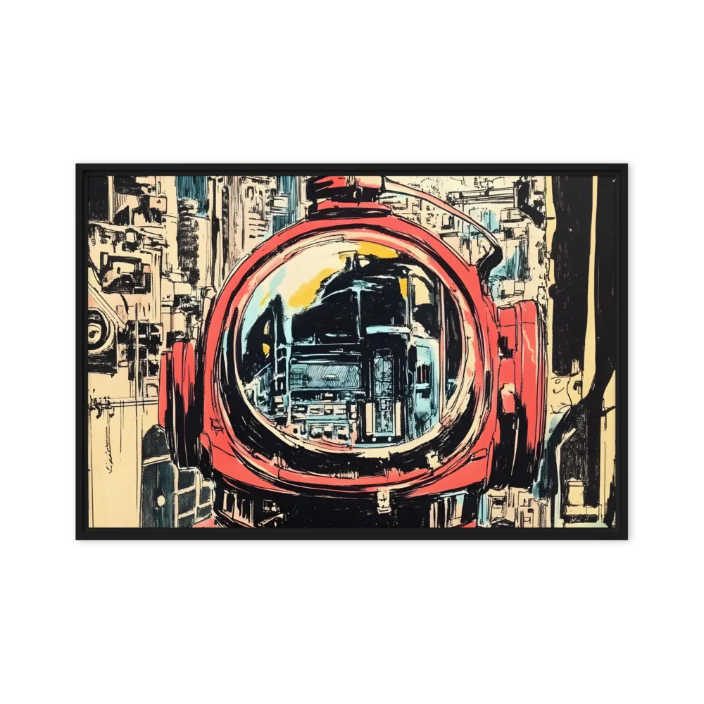 Reflections of Tomorrow | Canvas with Black Frame | 24″×36″