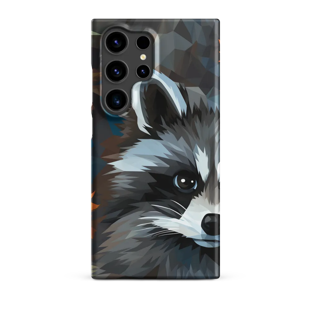Whispers of Autumn: The Raccoon's Gaze