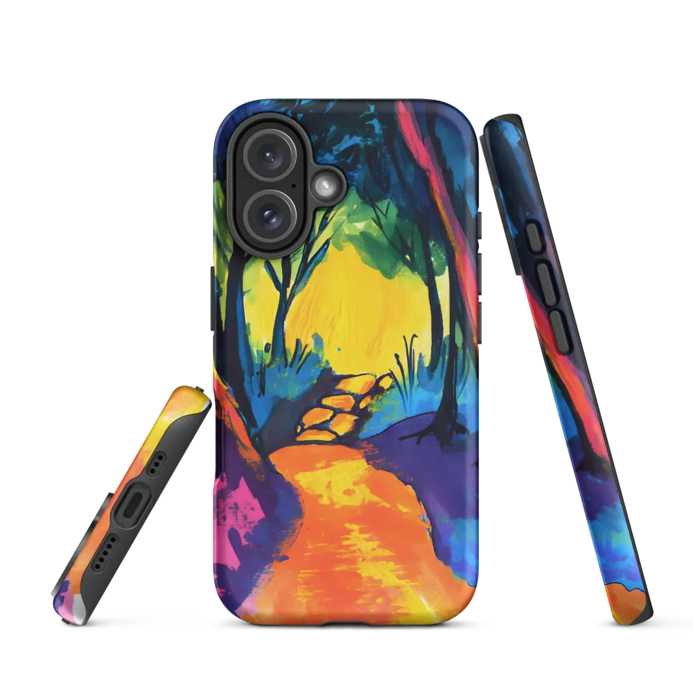 Path Through a Vibrant Forest | Phone Case